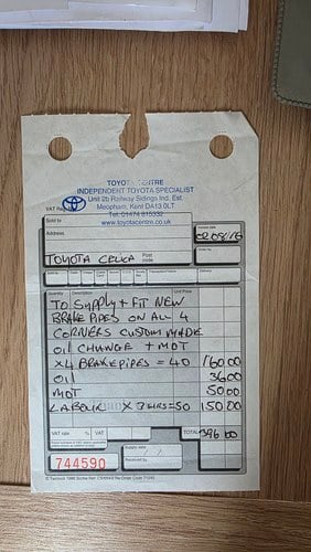 1986 Toyota Celica 2.0 GT Automatic zum Verkauf (Bild 143 von 195)