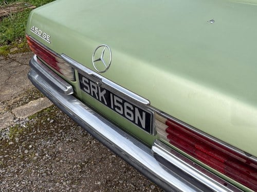 1974 Mercedes-Benz W116 450SE In vendita (immagine 266 di 371)