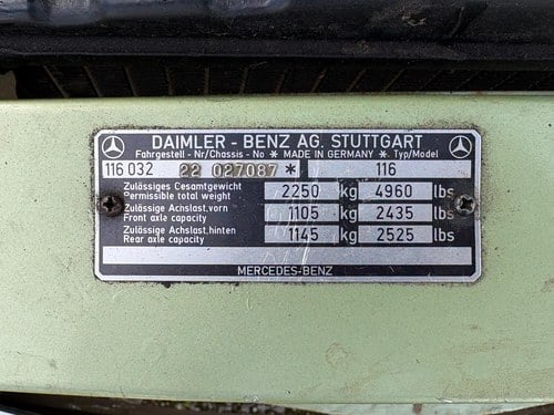 1974 Mercedes-Benz W116 450SE In vendita (immagine 351 di 371)