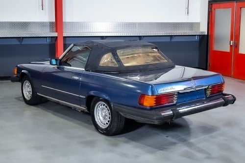 1982 Mercedes-Benz R107 380SL Convertible 3.8L V8 till salu (bild 25 av 86)