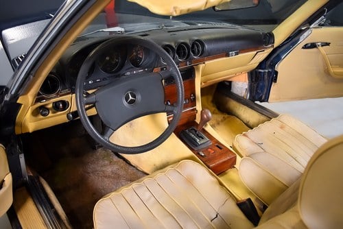 1982 Mercedes-Benz R107 380SL Convertible 3.8L V8 till salu (bild 41 av 86)