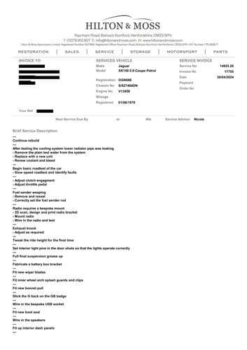 1959 Jaguar XK150 DHC MOD à vendre (picture 278 of 280)