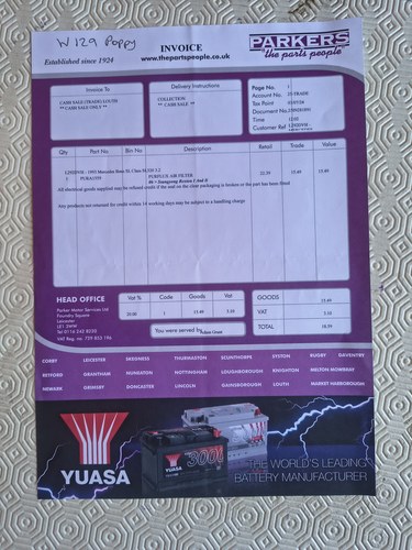 1993 Mercedes-Benz 320SL (R129) For Sale (picture 338 of 360)