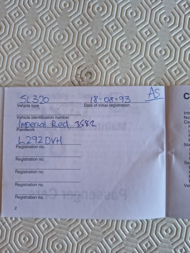 1993 Mercedes-Benz 320SL (R129) For Sale (picture 349 of 360)