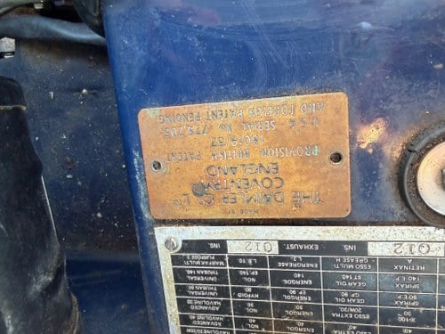 1962 Daimler SP250 Dart Te koop (foto 57 van 60)