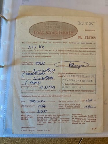 1964 Triumph Vitesse 6 1600 In vendita (immagine 239 di 261)