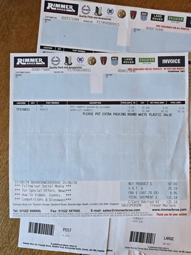 1964 Triumph Vitesse 6 1600 In vendita (immagine 256 di 261)