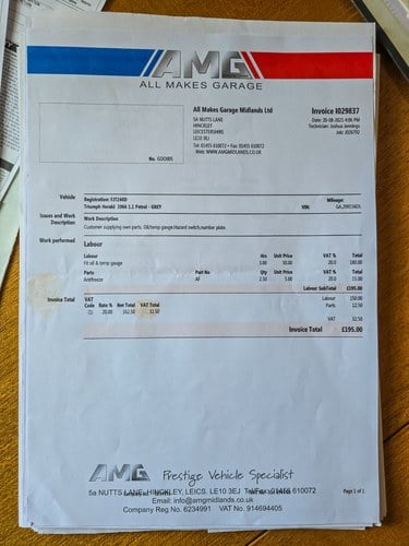 1966 Triumph Herald 1200 For Sale (picture 215 of 248)