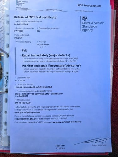 1967 MG MGB GT Te koop (foto 230 van 256)