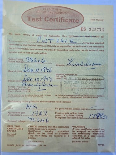 1967 MG MGB GT Te koop (foto 236 van 256)