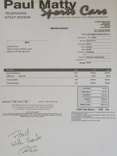 1998 Lotus Elise S1 à venda (imagem 86 de 126)