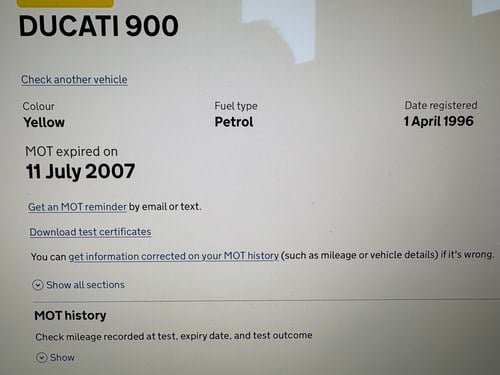 1996 Ducati 900 Superlight For Sale (picture 34 of 35)