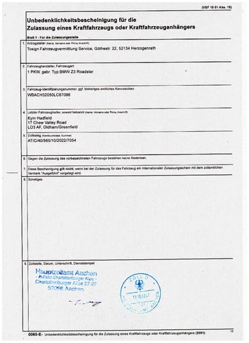 1998 BMW Z3 Roadster 2.8 For Sale (picture 41 of 43)