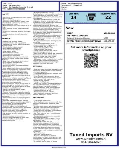 2007 Mercedes-Benz R230 SL550 Convertible 5,5L V8 “AMG” In vendita (immagine 113 di 113)