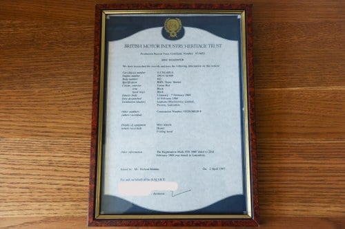 1968 MG MGC Roadster Te koop (foto 146 van 158)