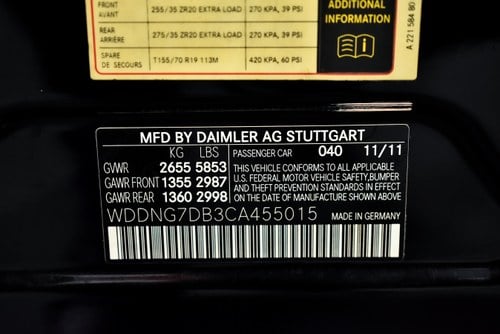2012 Mercedes-Benz (W221) S550 Sedan 4,7L Bi-turbo V8 For Sale (picture 94 of 103)
