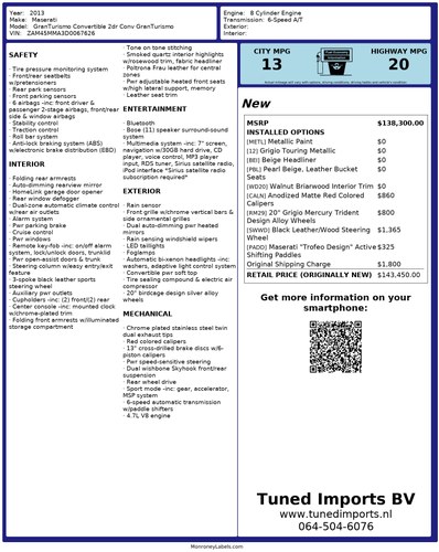 2013 Maserati GranCabrio Convertible 4,7L V8 à venda (imagem 113 de 113)