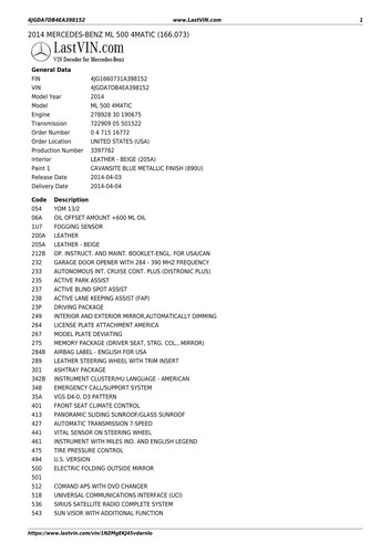 2014 Mercedes-Benz ML550 4MATIC SUV 4.7L V8 à venda (imagem 116 de 118)