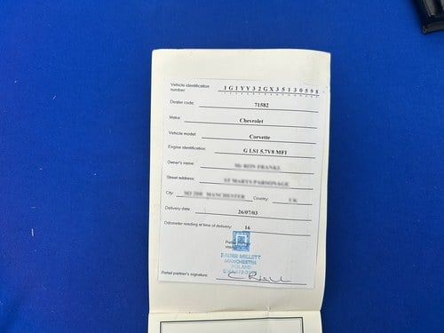 2003 Chevrolet Corvette (C5) 50th Anniversary Edition zum Verkauf (Bild 314 von 324)