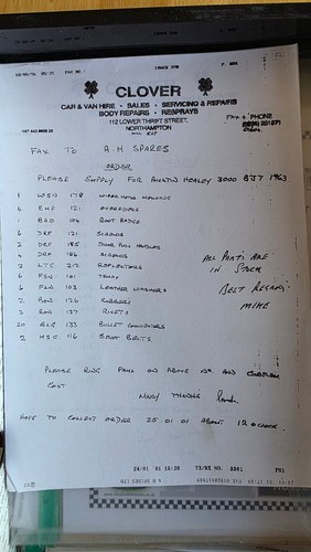 1963 Austin Healey 3000 MK11A BJ7 In vendita (immagine 211 di 227)