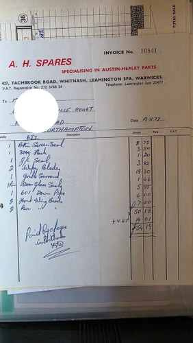 1963 Austin Healey 3000 MK11A BJ7 In vendita (immagine 224 di 227)