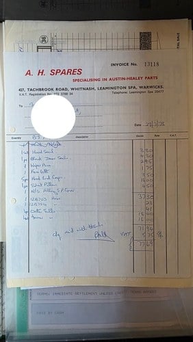 1963 Austin Healey 3000 MK11A BJ7 In vendita (immagine 225 di 227)