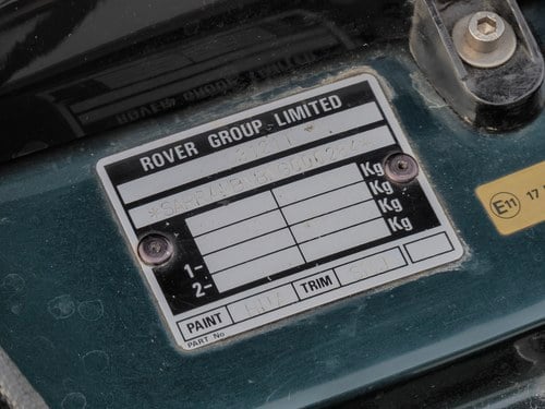 1994 MG RV8 Te koop (foto 97 van 119)