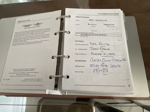 2003 Aston Martin V12 Vanquish For Sale (picture 146 of 151)