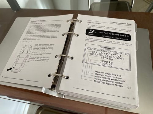 2003 Aston Martin V12 Vanquish For Sale (picture 148 of 151)