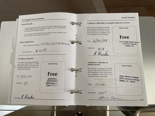 2003 Aston Martin V12 Vanquish For Sale (picture 149 of 151)