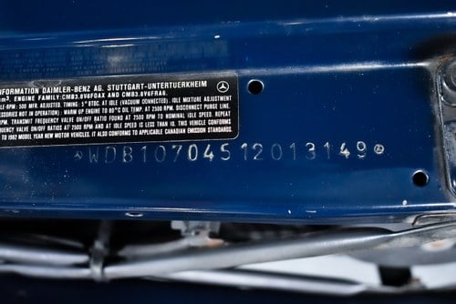 1982 Mercedes-Benz R107 380SL Convertible 3,8L V8 For Sale (picture 108 of 125)