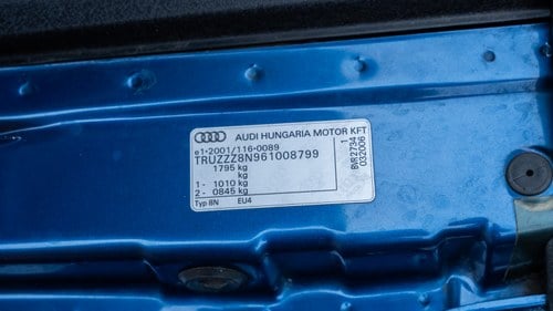 2006 Audi TT Mk1 190bhp Quattro Manual till salu (bild 183 av 224)