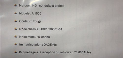 1957 MGA 1500 RHD For Sale (picture 87 of 90)