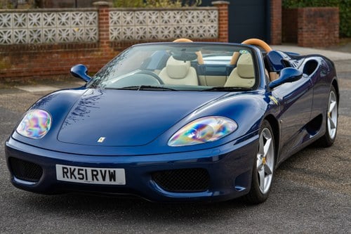 2001 Ferrari 360 Spider - Manual - 20k Miles till salu (bild 2 av 131)