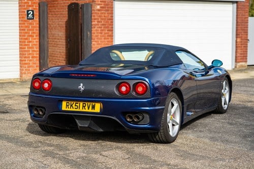 2001 Ferrari 360 Spider - Manual - 20k Miles till salu (bild 10 av 131)