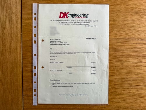 2001 Ferrari 360 Spider - Manual - 20k Miles till salu (bild 117 av 131)