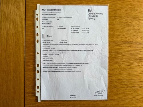 2001 Ferrari 360 Spider - Manual - 20k Miles till salu (bild 131 av 131)