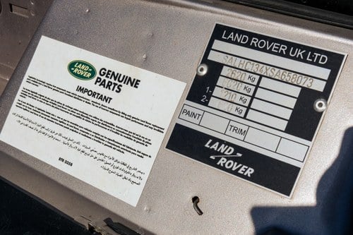 1995 Range Rover Classic LSE till salu (bild 149 av 209)