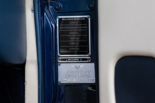 1990 Bentley Mulsanne S En venta (imagen 19 de 232)