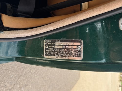 1977 Triumph Stag En venta (imagen 26 de 119)