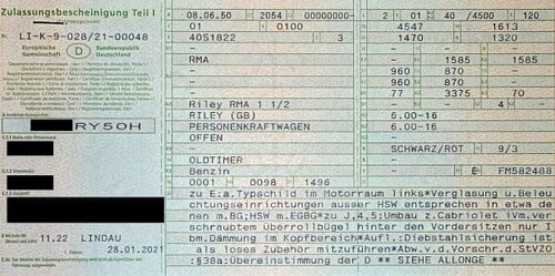 1950 Riley RMA 1½ Cabriolet Conversion till salu (bild 56 av 56)