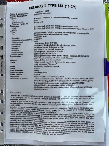 1934 Delahaye 122A For Sale (picture 32 of 34)