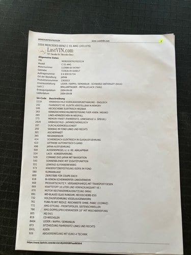 2004 Mercedes-Benz C55 AMG W203 till salu (bild 48 av 60)