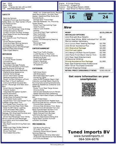 2014 BMW Alpina B7 Sedan 4.4L Twin-Turbo V8 In vendita (immagine 117 di 117)