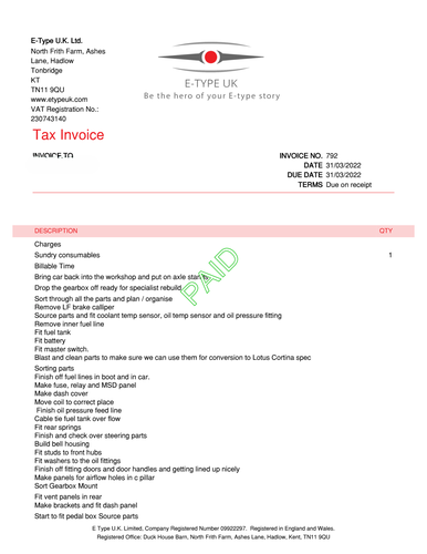 1964 Lotus Ford Cortina Mk1 FIM Prepared Race Car à venda (imagem 300 de 308)