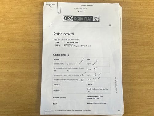 1977 Reliant Scimitar GTE SE6A In vendita (immagine 109 di 131)