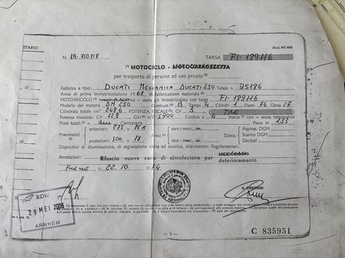 1965 Ducati Mach 1 In vendita (immagine 42 di 45)