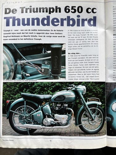 1954 Triumph T6 Thunderbird à venda (imagem 32 de 40)