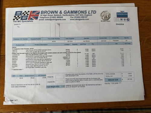 1947 MG TC à venda (imagem 69 de 69)