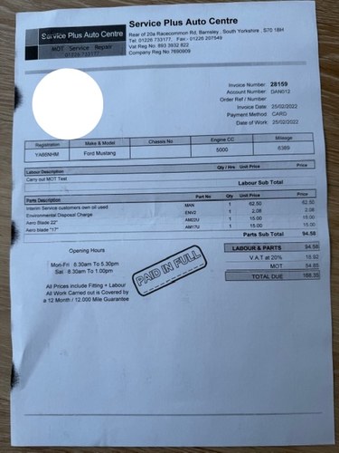 2016 Ford Mustang Mk6 5L V8 RHD For Sale (picture 112 of 117)